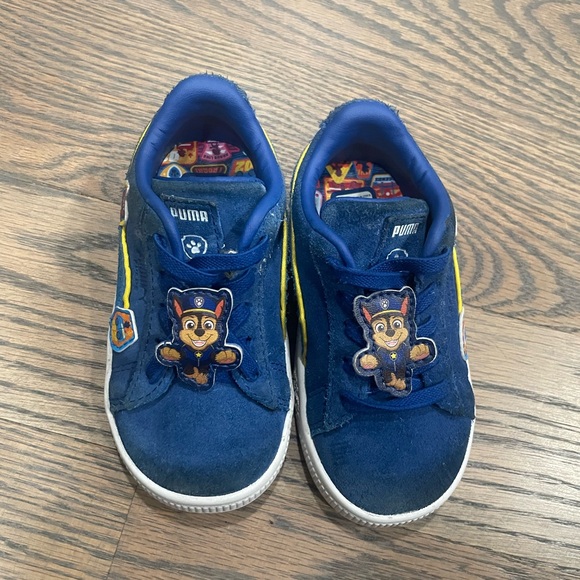 Puma Kids' Navy and Yellow Paw Patrol Sneakers - Picture 1 of 5